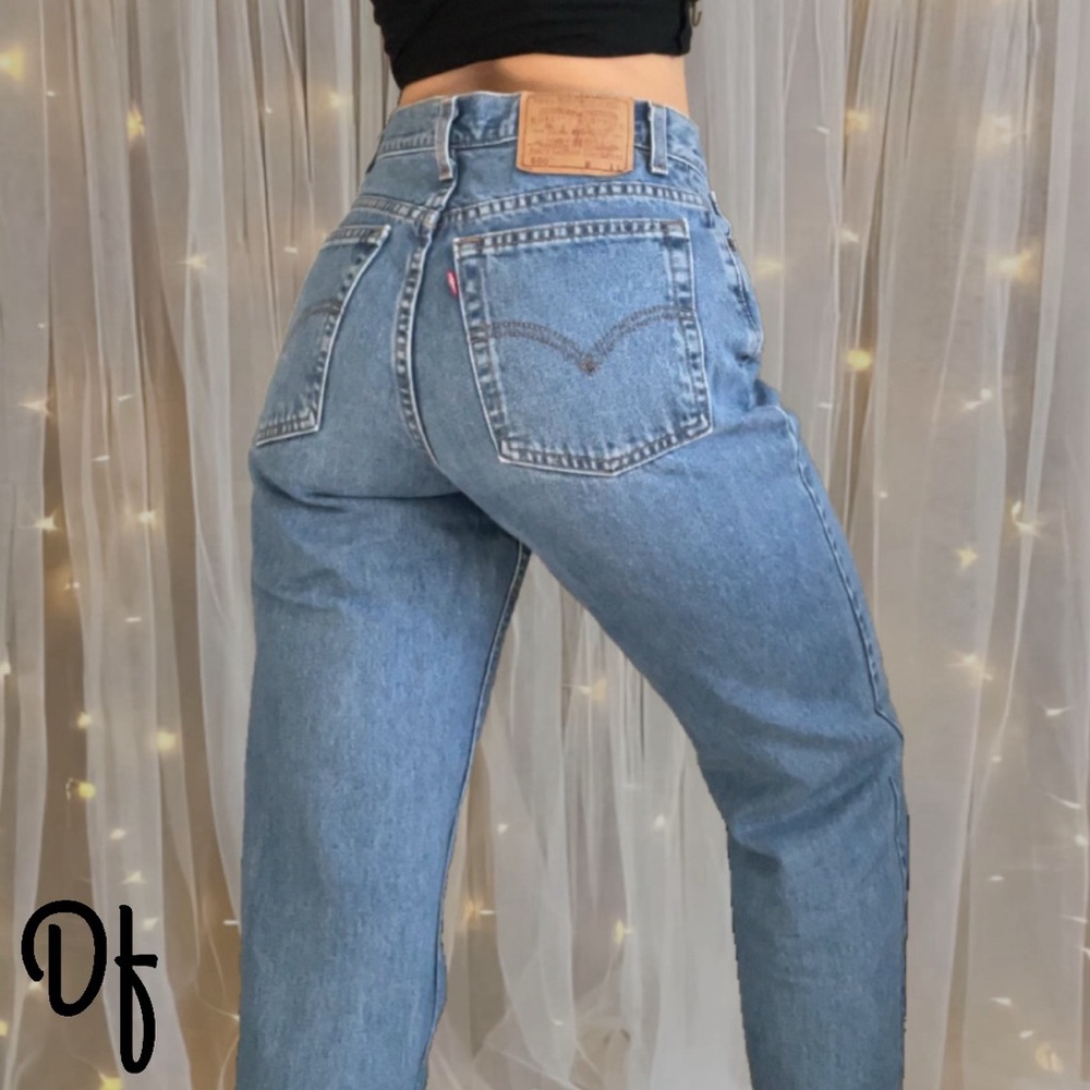 Vintage 550s Cut Off Levi's Women's Blue Jeans Size 29 Waist